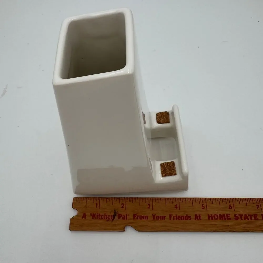 Stak Ceramic Cell Phone Dock Stand Holder Vase Combo